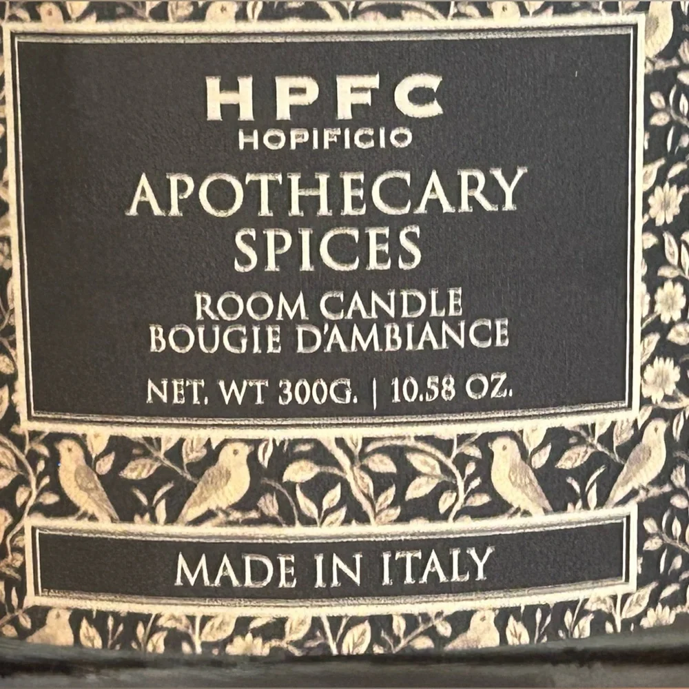Hopificio Firenze NEW Apothecary Spices Luxury Scented Candle Handmade In Italy. - Picture 3 of 5